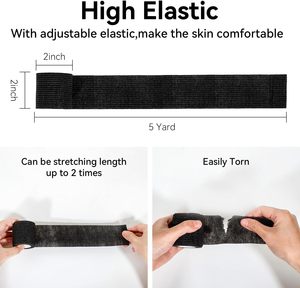 Ghostaxe monouso autoadesivo elastico fasciatura aderente tatuaggio 5m * 4.5cm elastico fasciatura rotoli - Product Image 5