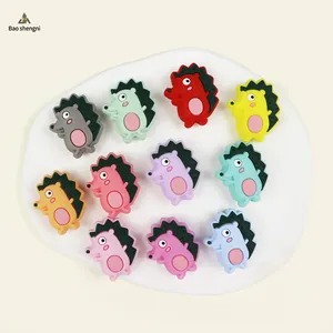 Tự làm đồ trang sức Silicone hạt HEDGEHOG phim hoạt hình bé nhai hạt thả keo HANDMADE HẠT