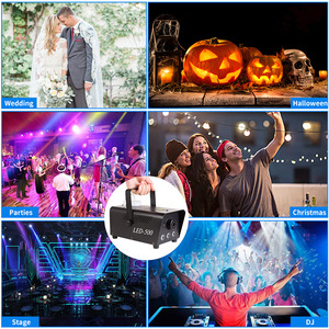 Machine à fumée professionnelle pour scène, mariage, fête, spectacle, événements, 500W, avec lumière LED <span class=keywords><strong>DJ</strong></span>, télécommande filaire - Product Image 3