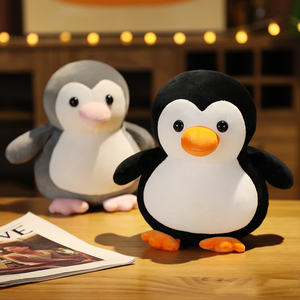 毛绒动物-舒适伴侣-超软动物毛绒玩具海洋动物-25厘米2色助理可爱的企鹅 - Product Image 2