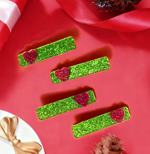 Preciosas pinzas para el cabello de princesa para niñas, accesorios para el cabello con forma de corazón brillante para fiesta, 1 pieza - Product Image 3