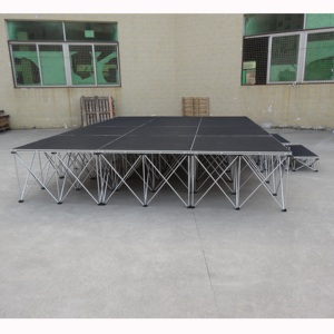 แพลตฟอร์มเวทีไม้แบบพกพาตกแต่งเวทีที่เรียบง่ายสำหรับงานแต่งงาน - Product Image 2