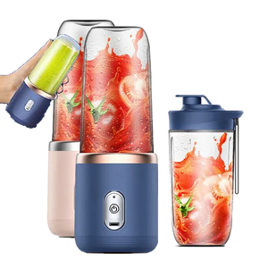 0728 Single Serve Portable Juicer 400ml <b>Mini</b> 6 Blades Fresh Blender for Protein Shakes - Product Image 3