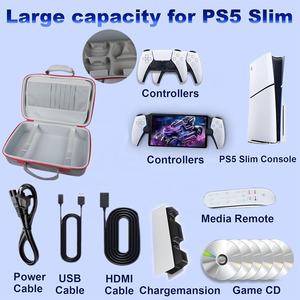 Topkwaliteit <span class=keywords><strong>Eva</strong></span> Ps5 Opbergdoos Schokbestendig Waterdicht Met Zakken Draagbare Handgreep Voor Thuisreizen Bescherming Ps5 Gaming Console - Product Image 6