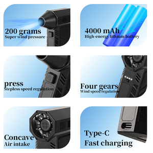 Fabricantes al por mayor productos térmicos Electric Tur Bo Violence portátil Carga rápida aire turbojet soplador Turbojet Jet fan - Product Image 6