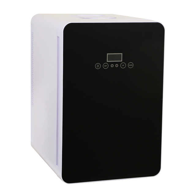 15l Mini Fridge Glass Door Digital Display Warm and Cold Low Noise Ac Dc 12v for Car Home