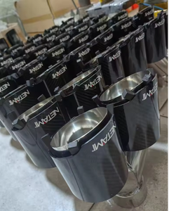 Accesorios para automóviles Tubos de acero inoxidable Sistemas universales de motor automático Silenciador de carreras Silenciador de estilo Tubos de silenciador baratos - Product Image 6