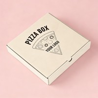 Scatola per Pizza Riutilizzabile Creativa Personalizzata in Carta Riciclabile per Asporto e Consegna