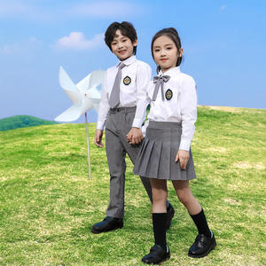 ชุดเครื่องแบบโรงเรียนประถมทั้งเสื้อเชิ้ตและกระโปรง<span class=keywords><strong>กางเกง</strong></span><span class=keywords><strong>ขา</strong></span><span class=keywords><strong>ยาว</strong></span>สำหรับนักเรียนชายและหญิงชุดเครื่องแบบ<span class=keywords><strong>ขา</strong></span>ยส่ง - Product Image 4