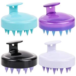 Nuevo cepillo de silicona redondo para baño a $0.15 / Cepillo para masaje del cuero cabelludo y desenredante para cabello seco - Product Image 6