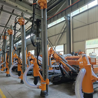 Máquina de excavación de roca 421T de superficie DTH integrada de alto rendimiento, plataforma de perforación de núcleo, nuevo motor para minería geológica dura
