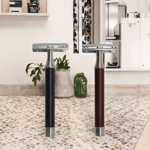 มีดโกนหนวดแบบด้ามไม้สำหรับผู้ชาย ใบมีดเดี่ยว สำหรับโกนใต้วงแขน - Product Image 3