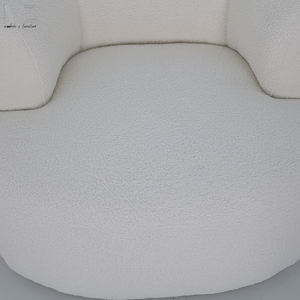 Chaise de salon de luxe en tissu polaire, mobilier décontracté, Design, nouveau, - Product Image 5