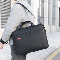 Sac à bandoulière portable en toile pour ordinateur portable 15 pouces grande capacité avec sangle d'épaule pour affaires, loisirs et étudiants