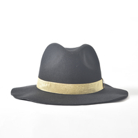 Gran oferta, Sombrero Unisex personalizado, sombrero de fieltro Fedora Panamá con decoración de cinta para adultos para viajes al aire libre, pesca