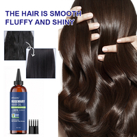 Minyak Rambut Rosemary Alami MOKERU untuk Pertumbuhan, Minyak Esensial Organik Cold Pressed untuk Rambut Rontok, Penipisan, dan Perawatan Kulit Kepala Kering