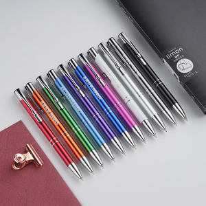 Pena logam bolpoin murah promosi baru dengan cetakan ukiran Laser kustom kustom hadiah bolpoin produsen Logo bermerek - Product Image 6
