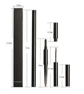 3 1 방수 눈썹 연필 개인 상표 눈썹 연필 내구성 눈썹 메이크업 펜 화장품