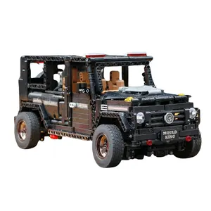 In bianco e nero due versione statica RC elettrico Off-road blocchi di costruzione giocattoli auto per bambini auto giocattoli per Lego ragazzi regali