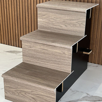 Ventes chaudes : marches d'escalier SPC écologiques, durables et imperméables pour usage intérieur (hôpital, villa, appartement, hôtel)