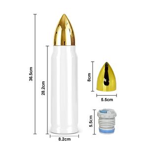 <b>Vacuum</b> Insulated Bullet Shape Water Bottle 304 Stainless Steel <b>Portable</b> Outdoor Sports Cup Leakproof Travel Thermos - Product Image 3
