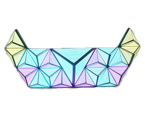 Pantalla LED Triangular <span class=keywords><strong>P5</strong></span> para Interiores, Cabina de DJ con Forma de Mariposa, Pantalla Creativa para Video Wall para Bares y Clubes - Product Image 1