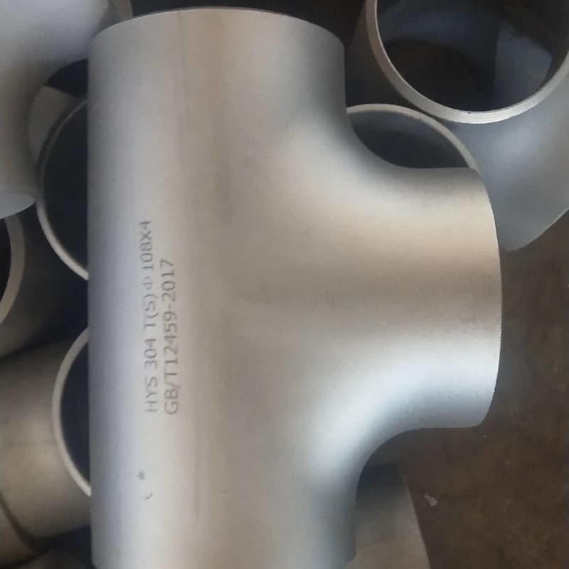 Высокое давление, заводская цена, ANSI B16.9 Tee Sch40 Astm A234 WPB, фитинги для сварных швов с обработкой поверхности