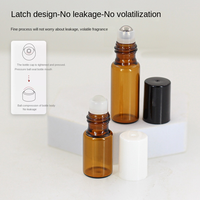Flacon d'échantillon de parfum vide rechargeable avec capuchon à sertir, mini pulvérisateur en verre, sérigraphié, pour diffuseur à bâtonnets, 1ml 2ml 3ml 5ml 10ml