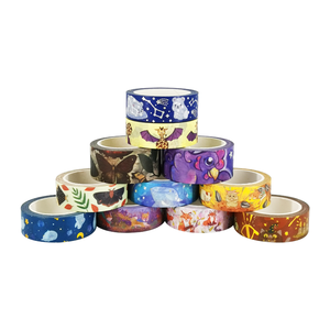 Venta al por mayor Kawaii Washi Tape impresión para <span class=keywords><strong>Scrapbooking</strong></span> personalizado impermeable acrílico japonés <span class=keywords><strong>papel</strong></span> DIY manualidades enmascarar - Product Image 1