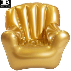 Poltrona <span class=keywords><strong>classica</strong></span> gonfiabile re in PVC dorato per <span class=keywords><strong>camera</strong></span> <span class=keywords><strong>da</strong></span> letto, soggiorno, poltrona <span class=keywords><strong>da</strong></span> gioco in plastica - Product Image 6