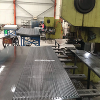 Plaque en maille métallique, grille en aluminium, tôle perforée