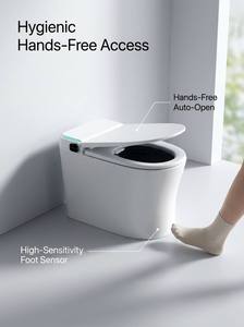 Toilette Intelligente Tout-en-un pour la Maison, Modèle à Couvercle Automatique, Siège Standard et Grand Format, Pression d'Eau Indépendante - Product Image 1