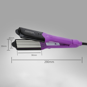 Chine Fabricant Femme Marque Privée Cheveux Crimper Fer nouveau <span class=keywords><strong>Salon</strong></span> De Coiffure Outils Défriser Les Cheveux Et <span class=keywords><strong>Bigoudi</strong></span> 2 En 1 - Product Image 2