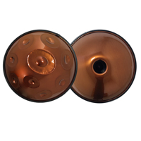 Handpan Raysen Pro Series 9 Notes 432hz dengan Tas Lembut, Tali Handpan, Penjualan Instrumen Handpan