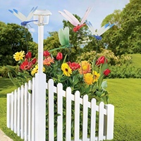 Autocollants de réfrigérateur à aimant 3D libellule artificielle personnalisée pour jardin, cour, extérieur, anti-moustique, pêche, randonnée