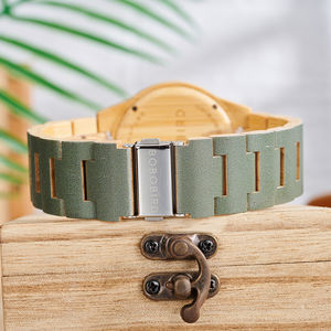 El yapımı klasik kuvars ahşap izle işaretçi arama ekran ile özel Logo OEM marka düşük adedi Dropshipping toptan - Product Image 4