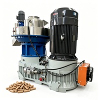 Machine à granulés de bois à anneau de compression écoénergétique, 1 à 2 tonnes par heure, moteur diesel pour ligne de production industrielle de biocarburant