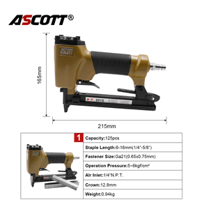 <span class=keywords><strong>Pistola</strong></span> de Clavos Neumática Tipo U 8016 de Alta Potencia, Directo de Fábrica, <span class=keywords><strong>para</strong></span> Madera, Tapicería y Fabricación de Muebles - Product Image 2