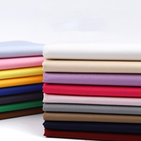 Tissu de chemise en popeline 100% coton, tissu en coton pur, tissu noir et rouge, vêtement 100% coton pur