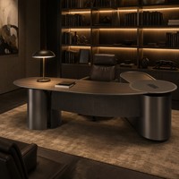 Mesa de Juntas Elite con Acabado a Base de Agua, Mesa para Directores Ejecutivos, MDF E1, Herrajes Silenciosos, Centro de Conexiones, Muebles Ejecutivos