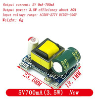 AC-DC 5V 700mA 12V 450mA 9V 500mA 3.5W convertisseur Buck de précision AC 220V à 5V DC transformateur abaisseur module d'alimentation