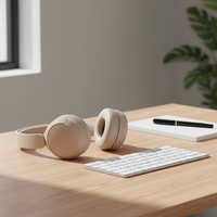 Casque sans fil supra-auriculaire de haute qualité avec basses profondes, personnalisable, doux et confortable