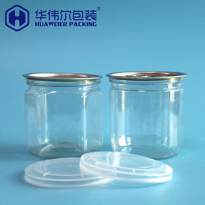 Boîte hermétique PET d'emballage de supermarché <span class=keywords><strong>avec</strong></span> couvercle à ouverture facile pour les aliments secs noix épices - Product Image 4