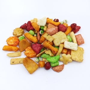 Snacks de riz multicolores en gros, assortiment de snacks cuits et frits, Arare Senbei, pour service OEM de marque privée - Product Image 4