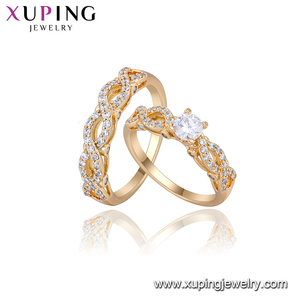 13724 Xuping 18k Gold New Style <strong>Ring</strong> <strong>Set</strong> with Zircon, Gold Fashion Jewelry Wedding <strong>Couple</strong> <strong>Ring</strong> <strong>Set</strong> - Product Image 2
