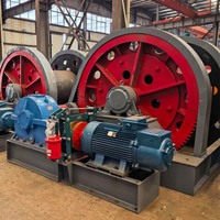 Treuil électrique à double tambour pour la coulée de puits, équipement de levage pour mines souterraines, pour la construction de puits verticaux dans les mines de charbon et de métaux