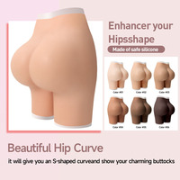 Shapewear féminin rembourré en silicone, culotte rehausseur de fesses et de hanches en silicone, short en silicone, sous-vêtements volumineux, shapewear BBL