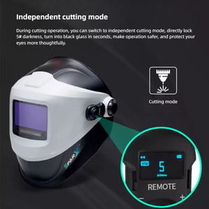 自動調光式Bluetoothリモコンフリップトップ溶接ヘルメット研削付き保護フェイスシールド - Product Image 4