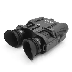 Binocular de doble pantalla, dispositivo de visión nocturna infrarroja con montaje para casco