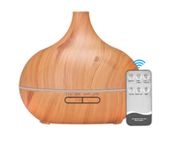 Diffuseur d'huiles essentielles 500 ml le plus vendu, aromathérapie, lumière LED 7 couleurs, humidificateur d'air ultrasonique USB en plastique